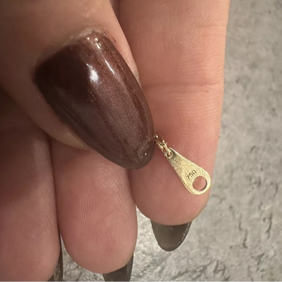 Made in Italy Gold and diamonds custom design 18 k solid gold NWT bracelet. - Picture 4 of 13